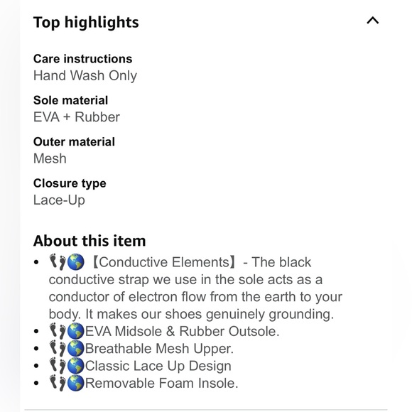 High-Performance Earthing & Grounding Shoes•Size 10•EUC•lightweight•Breathable - Picture 8 of 8